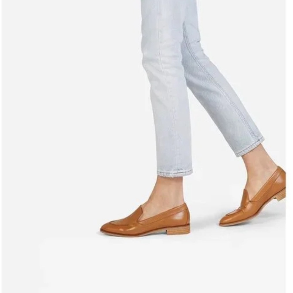 Everlane The Modern Loafer in Camel Flats New Womens Shoes Moccasins women’s 9